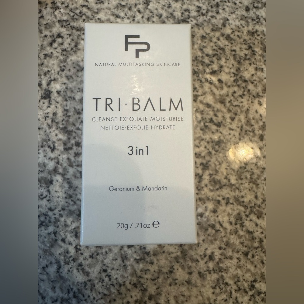 Formulea PrescottTri-Balm 3-in-1 Cleanser moisturizer geranium & Mandarin .71 oz